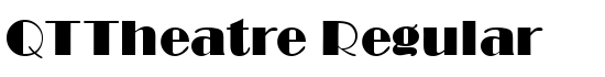 QTTheatre Regular - Download Thousands of Free Fonts at FontZone.net