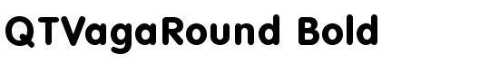 QTVagaRound Bold - Download Thousands of Free Fonts at FontZone.net