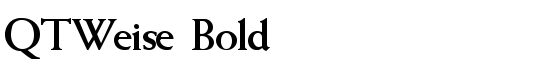 QTWeise Bold - Download Thousands of Free Fonts at FontZone.net