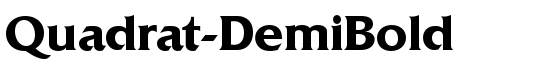 Quadrat-DemiBold - Download Thousands of Free Fonts at FontZone.net