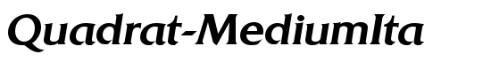 Quadrat-MediumIta - Download Thousands of Free Fonts at FontZone.net