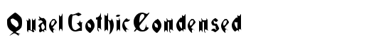QuaelGothicCondensed - Download Thousands of Free Fonts at FontZone.net