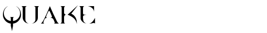 QUAKE - Download Thousands of Free Fonts at FontZone.net