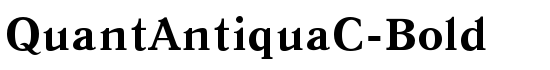 QuantAntiquaC-Bold - Download Thousands of Free Fonts at FontZone.net
