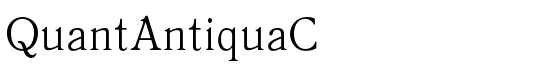 QuantAntiquaC - Download Thousands of Free Fonts at FontZone.net