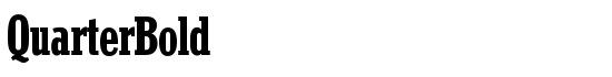QuarterBold - Download Thousands of Free Fonts at FontZone.net