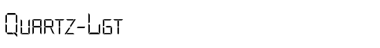 Quartz-Lgt - Download Thousands of Free Fonts at FontZone.net