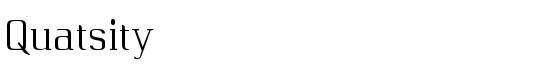 Quatsity - Download Thousands of Free Fonts at FontZone.net