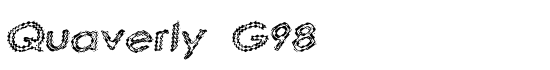 Quaverly G98 - Download Thousands of Free Fonts at FontZone.net