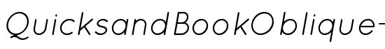 QuicksandBookOblique-Regular - Download Thousands of Free Fonts at FontZone.net