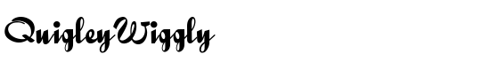 QuigleyWiggly - Download Thousands of Free Fonts at FontZone.net