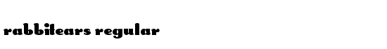 RabbitEars Regular - Download Thousands of Free Fonts at FontZone.net