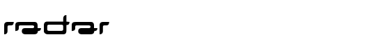 radar - Download Thousands of Free Fonts at FontZone.net