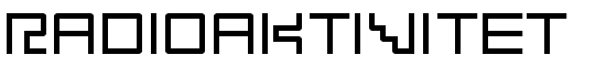 Radioaktivitet - Download Thousands of Free Fonts at FontZone.net