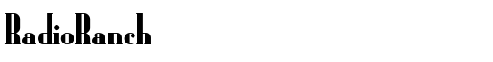 RadioRanch - Download Thousands of Free Fonts at FontZone.net