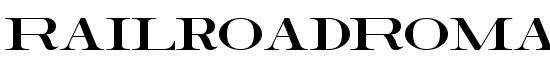 RailroadRoman - Download Thousands of Free Fonts at FontZone.net