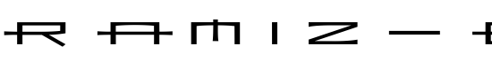 Ramiz-Extended - Download Thousands of Free Fonts at FontZone.net