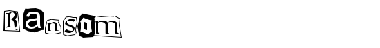 Ransom - Download Thousands of Free Fonts at FontZone.net