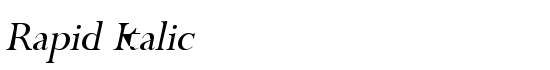 Rapid Italic - Download Thousands of Free Fonts at FontZone.net