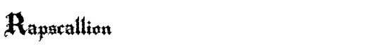 Rapscallion - Download Thousands of Free Fonts at FontZone.net