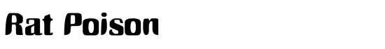 Rat Poison - Download Thousands of Free Fonts at FontZone.net