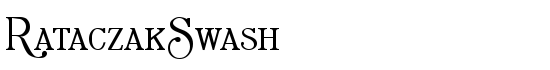 RataczakSwash - Download Thousands of Free Fonts at FontZone.net