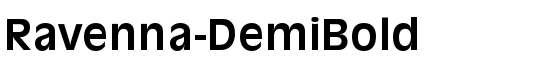 Ravenna-DemiBold - Download Thousands of Free Fonts at FontZone.net