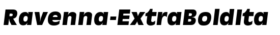 Ravenna-ExtraBoldIta - Download Thousands of Free Fonts at FontZone.net