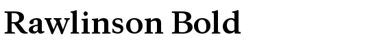 Rawlinson Bold - Download Thousands of Free Fonts at FontZone.net