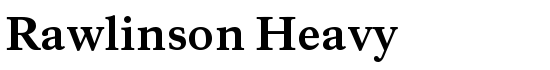 Rawlinson Heavy - Download Thousands of Free Fonts at FontZone.net