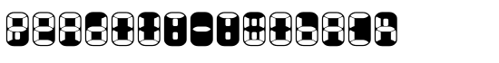 Readout-TwoBack - Download Thousands of Free Fonts at FontZone.net