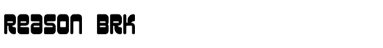 Reason BRK - Download Thousands of Free Fonts at FontZone.net