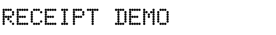 Receipt Demo - Download Thousands of Free Fonts at FontZone.net