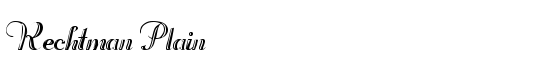 Rechtman Plain - Download Thousands of Free Fonts at FontZone.net