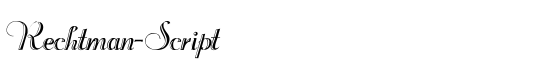 Rechtman Script - Download Thousands of Free Fonts at FontZone.net