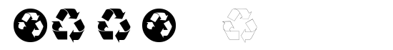 Recycle-Normal - Download Thousands of Free Fonts at FontZone.net