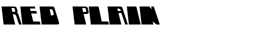 RED Plain - Download Thousands of Free Fonts at FontZone.net