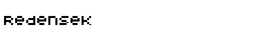 Redensek - Download Thousands of Free Fonts at FontZone.net
