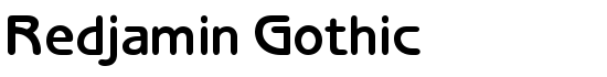 Redjamin Gothic - Download Thousands of Free Fonts at FontZone.net