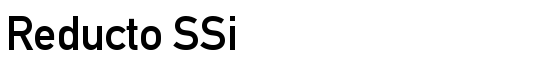 Reducto SSi - Download Thousands of Free Fonts at FontZone.net