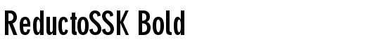 ReductoSSK Bold - Download Thousands of Free Fonts at FontZone.net