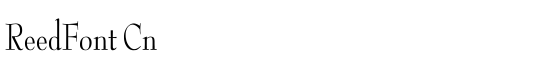 ReedFont Cn - Download Thousands of Free Fonts at FontZone.net