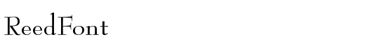 ReedFont - Download Thousands of Free Fonts at FontZone.net