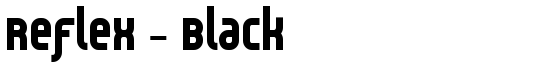 Reflex - Black - Download Thousands of Free Fonts at FontZone.net