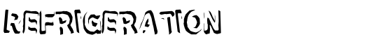 Refrigeration - Download Thousands of Free Fonts at FontZone.net
