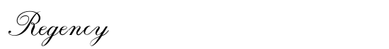 Regency - Download Thousands of Free Fonts at FontZone.net