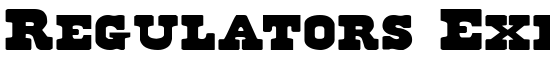 Regulators Expanded - Download Thousands of Free Fonts at FontZone.net