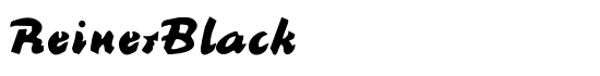 ReinerBlack - Download Thousands of Free Fonts at FontZone.net