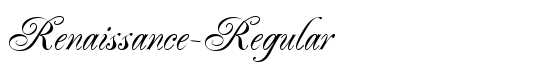 Renaissance-Regular - Download Thousands of Free Fonts at FontZone.net