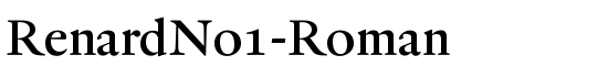 RenardNo1-Roman - Download Thousands of Free Fonts at FontZone.net